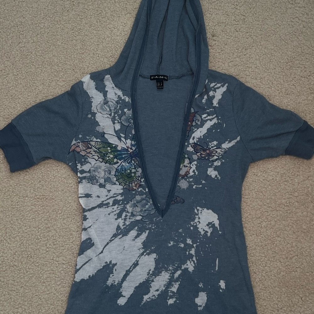 FANG Deep Blue Graphic Women's Hoodie